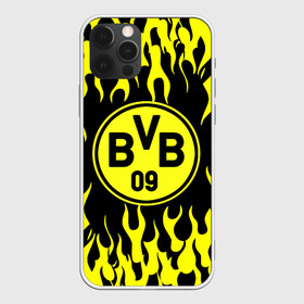 Чехол для iPhone 12 Pro с принтом BORUSSIA. в Тюмени, силикон | область печати: задняя сторона чехла, без боковых панелей | borussia | fc | football | football club | sport | боруссия | боруссия дортмунд | дортмунда | немецкий футбольный клуб | спорт | уефа | униформа | фирменные цвета | фк | футбол | футбольный клуб