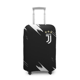 Чехол для чемодана 3D с принтом JUVENTUS. в Тюмени, 86% полиэфир, 14% спандекс | двустороннее нанесение принта, прорези для ручек и колес | fc | football | football club | juventus | sport | итальянский профессиональный футбольный клуб | клуб италии | спорт | уефа | униформа | фирменные цвета | фк | футбол | футбольный клуб | ювентус