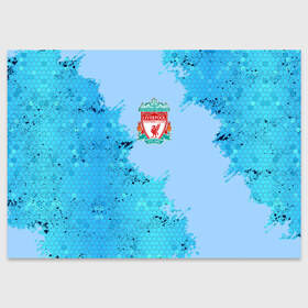 Поздравительная открытка с принтом liverpool в Тюмени, 100% бумага | плотность бумаги 280 г/м2, матовая, на обратной стороне линовка и место для марки
 | lfc | liverpool | sport | ynwa | ливерпуль | лфк | спорт