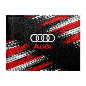 Обложка для студенческого билета с принтом AUDI. в Тюмени, натуральная кожа | Размер: 11*8 см; Печать на всей внешней стороне | Тематика изображения на принте: 2020 | audi | auto | sport | авто | автомобиль | автомобильные | ауди | бренд | марка | машины | спорт