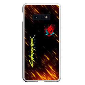 Чехол для Samsung S10E с принтом CYBERPUNK 2077. в Тюмени, Силикон | Область печати: задняя сторона чехла, без боковых панелей | cd project red | cyberpunk 2077 | keanu reeves | samurai | киану ривз | киберпанк 2077 | самураи