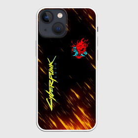 Чехол для iPhone 13 mini с принтом CYBERPUNK 2077. в Тюмени,  |  | cd project red | cyberpunk 2077 | keanu reeves | samurai | киану ривз | киберпанк 2077 | самураи