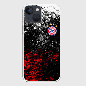 Чехол для iPhone 13 mini с принтом BAYERN MUNCHEN. в Тюмени,  |  | fc | fc bayern munich | football | football club | sport | клуб германии | мюнхен | немецкий футбольный клуб | спорт | уефа | униформа | фирменные цвета | фк | футбол | футбольный клуб | футбольный клуб бавария