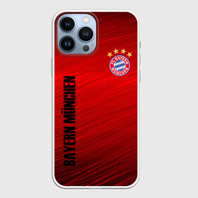 Чехол для iPhone 13 Pro Max с принтом BAYERN MUNCHEN. в Тюмени,  |  | fc | fc bayern munich | football | football club | sport | клуб германии | мюнхен | немецкий футбольный клуб | спорт | уефа | униформа | фирменные цвета | фк | футбол | футбольный клуб | футбольный клуб бавария