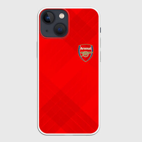 Чехол для iPhone 13 mini с принтом ARSENAL. в Тюмени,  |  | fc | football | football club | sport | британский футбольный клуб | спорт | уефа | униформа | фирменные цвета | фк | футбол | футбольный клуб