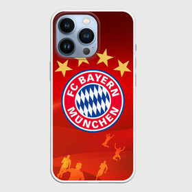 Чехол для iPhone 13 Pro с принтом BAYERN MUNCHEN. в Тюмени,  |  | fc | fc bayern munich | football | football club | sport | клуб германии | мюнхен | немецкий футбольный клуб | спорт | уефа | униформа | фирменные цвета | фк | футбол | футбольный клуб | футбольный клуб бавария