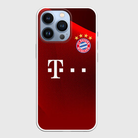 Чехол для iPhone 13 Pro с принтом BAYERN MUNCHEN. в Тюмени,  |  | fc | fc bayern munich | football | football club | sport | клуб германии | мюнхен | немецкий футбольный клуб | спорт | уефа | униформа | фирменные цвета | фк | футбол | футбольный клуб | футбольный клуб бавария