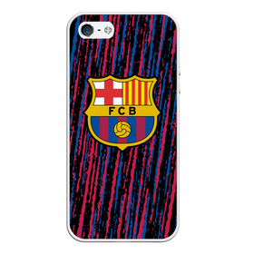 Чехол для iPhone 5/5S матовый с принтом FC BARCELONA. в Тюмени, Силикон | Область печати: задняя сторона чехла, без боковых панелей | barca | barcelona | fc barca | барка | барселона