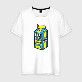 Мужская футболка хлопок с принтом LYRICAL LEMONADE в Тюмени, 100% хлопок | прямой крой, круглый вырез горловины, длина до линии бедер, слегка спущенное плечо. | benet | bennett | cole | lemonade | lyrical | беннетт | коул | лемонад | лемонаде | лемонэйд | лимонад | лимонэйд | лирикал | лирикл
