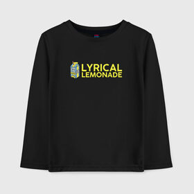 Детский лонгслив хлопок с принтом Lyrical Lemonade в Тюмени, 100% хлопок | круглый вырез горловины, полуприлегающий силуэт, длина до линии бедер | benet | bennett | cole | lemonade | lyrical | беннетт | коул | лемонад | лемонаде | лемонэйд | лимонад | лимонэйд | лирикал | лирикл