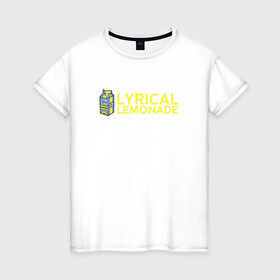 Женская футболка хлопок с принтом Lyrical Lemonade в Тюмени, 100% хлопок | прямой крой, круглый вырез горловины, длина до линии бедер, слегка спущенное плечо | benet | bennett | cole | lemonade | lyrical | беннетт | коул | лемонад | лемонаде | лемонэйд | лимонад | лимонэйд | лирикал | лирикл