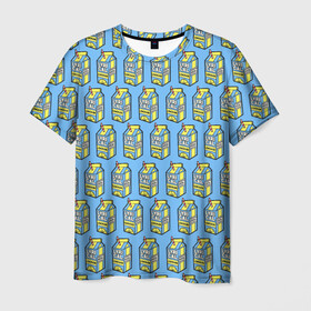 Мужская футболка 3D с принтом Lyrical Lemonade Pattern в Тюмени, 100% полиэфир | прямой крой, круглый вырез горловины, длина до линии бедер | benet | bennett | cole | lemonade | lyrical | беннетт | коул | лемонад | лемонаде | лемонэйд | лимонад | лимонэйд | лирикал | лирикл