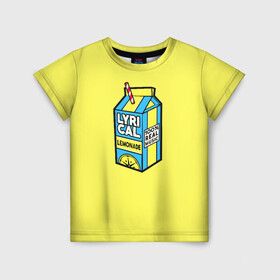 Детская футболка 3D с принтом LYRICAL LEMONADE в Тюмени, 100% гипоаллергенный полиэфир | прямой крой, круглый вырез горловины, длина до линии бедер, чуть спущенное плечо, ткань немного тянется | benet | bennett | cole | lemonade | lyrical | беннетт | коул | лемонад | лемонаде | лемонэйд | лимонад | лимонэйд | лирикал | лирикл