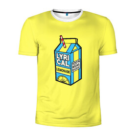 Мужская футболка 3D спортивная с принтом LYRICAL LEMONADE в Тюмени, 100% полиэстер с улучшенными характеристиками | приталенный силуэт, круглая горловина, широкие плечи, сужается к линии бедра | benet | bennett | cole | lemonade | lyrical | беннетт | коул | лемонад | лемонаде | лемонэйд | лимонад | лимонэйд | лирикал | лирикл