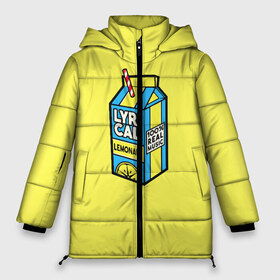 Женская зимняя куртка 3D с принтом LYRICAL LEMONADE в Тюмени, верх — 100% полиэстер; подкладка — 100% полиэстер; утеплитель — 100% полиэстер | длина ниже бедра, силуэт Оверсайз. Есть воротник-стойка, отстегивающийся капюшон и ветрозащитная планка. 

Боковые карманы с листочкой на кнопках и внутренний карман на молнии | benet | bennett | cole | lemonade | lyrical | беннетт | коул | лемонад | лемонаде | лемонэйд | лимонад | лимонэйд | лирикал | лирикл