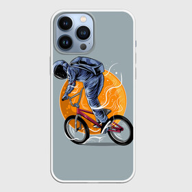 Чехол для iPhone 13 Pro Max с принтом Космический велосипедист (Z) в Тюмени,  |  | bicycle | bicyclist | bike | biker | bmx | cycle | galaxy | moon | rider | space | stars | байкер | бмх | вело | велогонщик | велосепедист | велосипед | велоспорт | гонщик | космос | луна