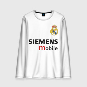 Мужской лонгслив 3D с принтом Зидан Реал Мадрид в Тюмени, 100% полиэстер | длинные рукава, круглый вырез горловины, полуприлегающий силуэт | real madrid | zidan | zidane | зидан | зизу | зинедин зидан | легенда реала | логотип реал мадрид | номер 5 | реал мадрид | тренер реала