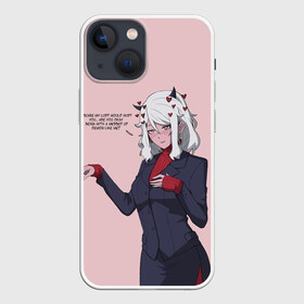 Чехол для iPhone 13 mini с принтом Malina текст Helltaker в Тюмени,  |  | anime | azazel | hell | helltaker | justice | lucifer | malina | modeus | pandemonica | zdrada | ад | аниме | демон | демонесса | здрада | люцифер | малина | модеус | пандемоника | правосудие | хеллтейкер | хэлтейкер | цербер