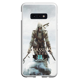 Чехол для Samsung S10E с принтом ASSASSIN`S CREED lll в Тюмени, Силикон | Область печати: задняя сторона чехла, без боковых панелей | Тематика изображения на принте: black flag | brotherhood | chronicles | creed | game | origins | revelations | rogue | syndicate | unity | valhalla | альтаир | ассасин | игры | кинжал | пираты