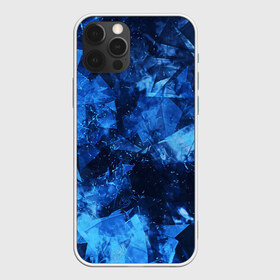 Чехол для iPhone 12 Pro Max с принтом Blue Abstraction в Тюмени, Силикон |  | abstraction | blue | geometry | stripes | texture | абстракция | геометрия | осколки | синий | стекло | текстура | узоры