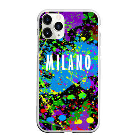 Чехол для iPhone 11 Pro Max матовый с принтом Milano в Тюмени, Силикон |  | fashion | italy | milano | paint | vanguard | авангард | италия | краска | милан | мода | надпись | текст | фраза