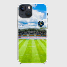 Чехол для iPhone 13 mini с принтом FC INTER. в Тюмени,  |  | championship | fc | football | footer | inter | soccer | socker | sport | европейская лига | интер | одежда | спорт | спортивный | униформа | футбол | футбольный клуб | чемпионат