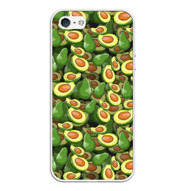 Чехол для iPhone 5/5S матовый с принтом avocado в Тюмени, Силикон | Область печати: задняя сторона чехла, без боковых панелей | avocado | авокадо | веганство | вегетарианство | еда | зеленый | земля | зож | листья | овощи | позиция | природа | фрукты