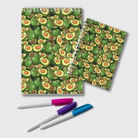 Блокнот с принтом avocado в Тюмени, 100% бумага | 48 листов, плотность листов — 60 г/м2, плотность картонной обложки — 250 г/м2. Листы скреплены удобной пружинной спиралью. Цвет линий — светло-серый
 | avocado | авокадо | веганство | вегетарианство | еда | зеленый | земля | зож | листья | овощи | позиция | природа | фрукты