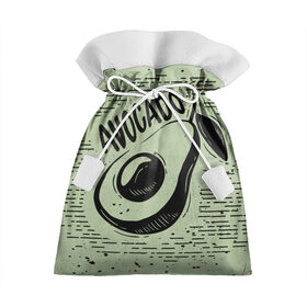 Подарочный 3D мешок с принтом avocado в Тюмени, 100% полиэстер | Размер: 29*39 см | Тематика изображения на принте: avocado | авокадо | веганство | вегетарианство | еда | зеленый | земля | зож | листья | овощи | позиция | природа | фрукты
