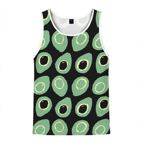 Мужская майка 3D с принтом avocado в Тюмени, 100% полиэстер | круглая горловина, приталенный силуэт, длина до линии бедра. Пройма и горловина окантованы тонкой бейкой | avocado | авокадо | веганство | вегетарианство | еда | зеленый | земля | зож | листья | овощи | позиция | природа | фрукты