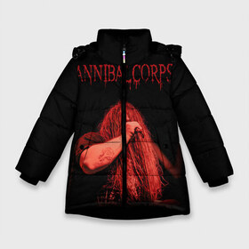 Зимняя куртка для девочек 3D с принтом Cannibal Corpse #6 в Тюмени, ткань верха — 100% полиэстер; подклад — 100% полиэстер, утеплитель — 100% полиэстер. | длина ниже бедра, удлиненная спинка, воротник стойка и отстегивающийся капюшон. Есть боковые карманы с листочкой на кнопках, утяжки по низу изделия и внутренний карман на молнии. 

Предусмотрены светоотражающий принт на спинке, радужный светоотражающий элемент на пуллере молнии и на резинке для утяжки. | canibal corpse | cannibal copse | death | metal | канибал корс | каннибал корпс | метал