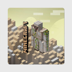 Магнит виниловый Квадрат с принтом Minecraft в Тюмени, полимерный материал с магнитным слоем | размер 9*9 см, закругленные углы | minecraft | копатель | кубики | майкрафт | майнкрафт | мморг | мультиплеер | пиксели | пиксельная игра | развивающая игра | рпг | строительство | стройка