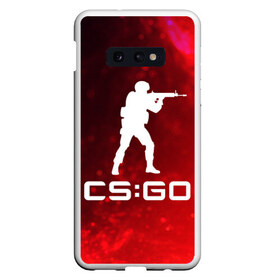 Чехол для Samsung S10E с принтом CS GO КС ГО в Тюмени, Силикон | Область печати: задняя сторона чехла, без боковых панелей | asiimov | counter | counter strike | counterstrike | cs go | cs:go | csgo | global | offensive | strike | гоу | каэс | контер | контр | контра | контрстрайк | кс го | кс:го | ксго | страйк | сы пщ