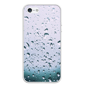 Чехол для iPhone 5/5S матовый с принтом Капли окно стекло дождь серо в Тюмени, Силикон | Область печати: задняя сторона чехла, без боковых панелей | Тематика изображения на принте: абстракция | блики | боке | брызги | вечер | вода | градиент | дача | дождь | капли | капли на стекле | лес | лето | мрачно | окно | природа | роса | свет | силуэты | симметрия | текстура | темный | фото