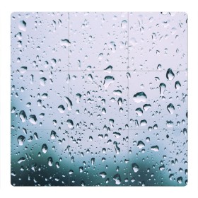 Магнитный плакат 3Х3 с принтом Капли окно стекло дождь серо в Тюмени, Полимерный материал с магнитным слоем | 9 деталей размером 9*9 см | абстракция | блики | боке | брызги | вечер | вода | градиент | дача | дождь | капли | капли на стекле | лес | лето | мрачно | окно | природа | роса | свет | силуэты | симметрия | текстура | темный | фото