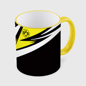 Кружка с принтом Borussia Dortmund в Тюмени, керамика | ёмкость 330 мл | borussia | dortmund | juventus | lfc | sport | спорт | фк | футбол