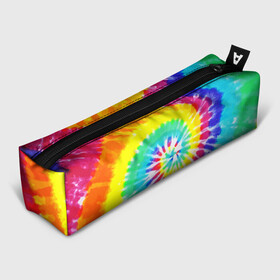 Пенал 3D с принтом TIE-DYE СТЕНА в Тюмени, 100% полиэстер | плотная ткань, застежка на молнии | abstract | abstraction | color | geometry | paitnt | psy | абстракция | геометрия | краски | неоновые | психоделика