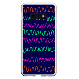 Чехол для Samsung S10E с принтом Линии разными ручками на синем в Тюмени, Силикон | Область печати: задняя сторона чехла, без боковых панелей | всем | загогулины | зигзаги | линии | на каждый день | полосы | простой | рисунок | ручкой | узор