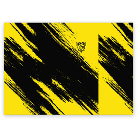 Поздравительная открытка с принтом Borussia в Тюмени, 100% бумага | плотность бумаги 280 г/м2, матовая, на обратной стороне линовка и место для марки
 | borussia | dortmund | juventus | lfc | sport | спорт | фк | футбол
