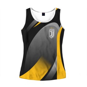 Женская майка 3D с принтом Juventus Uniform в Тюмени, 100% полиэстер | круглая горловина, прямой силуэт, длина до линии бедра | fc | football | fotball club | juventus | juventus uniform | sport | спорт | спортивные | униформа | фирменые цвета | фк | футбол | футбольный клуб | ювентус | ювентус униформа