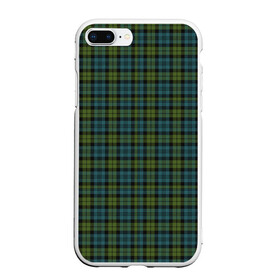 Чехол для iPhone 7Plus/8 Plus матовый с принтом Шотландка в Тюмени, Силикон | Область печати: задняя сторона чехла, без боковых панелей | гай | джентельмены | зеленый | квадрат | клетка | клеточка | клетчатая | костюм | полосы | ричи | рубашка | спортивный