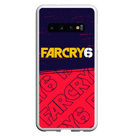 Чехол для Samsung Galaxy S10 с принтом FAR CRY 6 ФАР КРАЙ 6 в Тюмени, Силикон | Область печати: задняя сторона чехла, без боковых панелей | Тематика изображения на принте: cry | dawn | far | far cry 6 | farcry | farcry 6 | farcry6 | game | games | logo | new | primal | six | антон | дэни | игра | игры | кастильо | край | лого | логотип | рохас | символ | символы | фар | фар край 6 | фаркрай | фаркрай 6 | фаркрай6