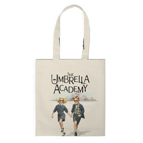 Шоппер 3D с принтом The umbrella academy в Тюмени, 100% полиэстер | Плотность: 200 г/м2; Размер: 34×35 см; Высота лямок: 30 см | dark horse comics | netflix | the umbrella academy | umbrella | академия амбрелла | белая скрипка | бен харгривз | комикс | комильфо | космобой | кракен | реджинальд харгривз | сеанс | слух