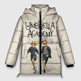 Женская зимняя куртка 3D с принтом The umbrella academy в Тюмени, верх — 100% полиэстер; подкладка — 100% полиэстер; утеплитель — 100% полиэстер | длина ниже бедра, силуэт Оверсайз. Есть воротник-стойка, отстегивающийся капюшон и ветрозащитная планка. 

Боковые карманы с листочкой на кнопках и внутренний карман на молнии | dark horse comics | netflix | the umbrella academy | umbrella | академия амбрелла | белая скрипка | бен харгривз | комикс | комильфо | космобой | кракен | реджинальд харгривз | сеанс | слух