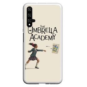 Чехол для Honor 20 с принтом The umbrella academy в Тюмени, Силикон | Область печати: задняя сторона чехла, без боковых панелей | Тематика изображения на принте: dark horse comics | netflix | the umbrella academy | umbrella | академия амбрелла | белая скрипка | бен харгривз | комикс | комильфо | космобой | кракен | реджинальд харгривз | сеанс | слух