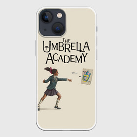 Чехол для iPhone 13 mini с принтом The umbrella academy в Тюмени,  |  | dark horse comics | netflix | the umbrella academy | umbrella | академия амбрелла | белая скрипка | бен харгривз | комикс | комильфо | космобой | кракен | реджинальд харгривз | сеанс | слух