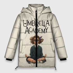 Женская зимняя куртка 3D с принтом The umbrella academy в Тюмени, верх — 100% полиэстер; подкладка — 100% полиэстер; утеплитель — 100% полиэстер | длина ниже бедра, силуэт Оверсайз. Есть воротник-стойка, отстегивающийся капюшон и ветрозащитная планка. 

Боковые карманы с листочкой на кнопках и внутренний карман на молнии | dark horse comics | netflix | the umbrella academy | umbrella | академия амбрелла | белая скрипка | бен харгривз | комикс | комильфо | космобой | кракен | реджинальд харгривз | сеанс | слух