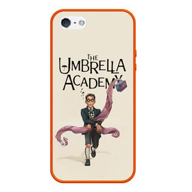 Чехол для iPhone 5/5S матовый с принтом The umbrella academy в Тюмени, Силикон | Область печати: задняя сторона чехла, без боковых панелей | Тематика изображения на принте: dark horse comics | netflix | the umbrella academy | umbrella | академия амбрелла | белая скрипка | бен харгривз | комикс | комильфо | космобой | кракен | реджинальд харгривз | сеанс | слух