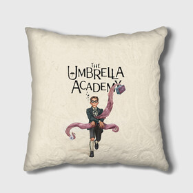 Подушка 3D с принтом The umbrella academy в Тюмени, наволочка – 100% полиэстер, наполнитель – холлофайбер (легкий наполнитель, не вызывает аллергию). | состоит из подушки и наволочки. Наволочка на молнии, легко снимается для стирки | dark horse comics | netflix | the umbrella academy | umbrella | академия амбрелла | белая скрипка | бен харгривз | комикс | комильфо | космобой | кракен | реджинальд харгривз | сеанс | слух