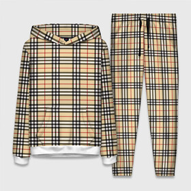 Женский костюм 3D (с толстовкой) с принтом The Gentlemen Beige в Тюмени,  |  | boys | cell | gentlmen | pattern | боевик | гайричи | геометрия | джентельмены | джентльмен | квадраты | клетка | клетчатый | комедия | криминал | линии | мужские | пацанские | полоска | полосы | текстура | узор